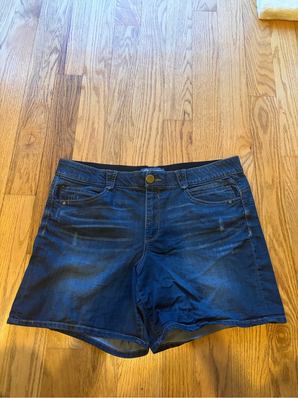 Democracy Dark Blue Denim Shorts